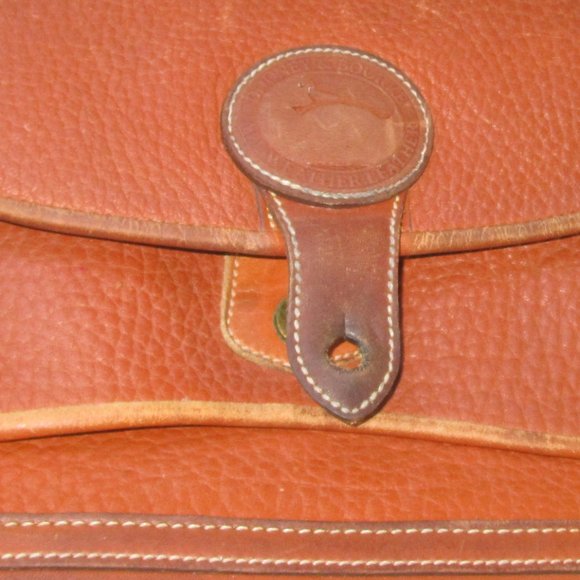 Vintage Dooney & Bourke Burnt Orange All Weather Leather Bag USA - Picture 2 of 14